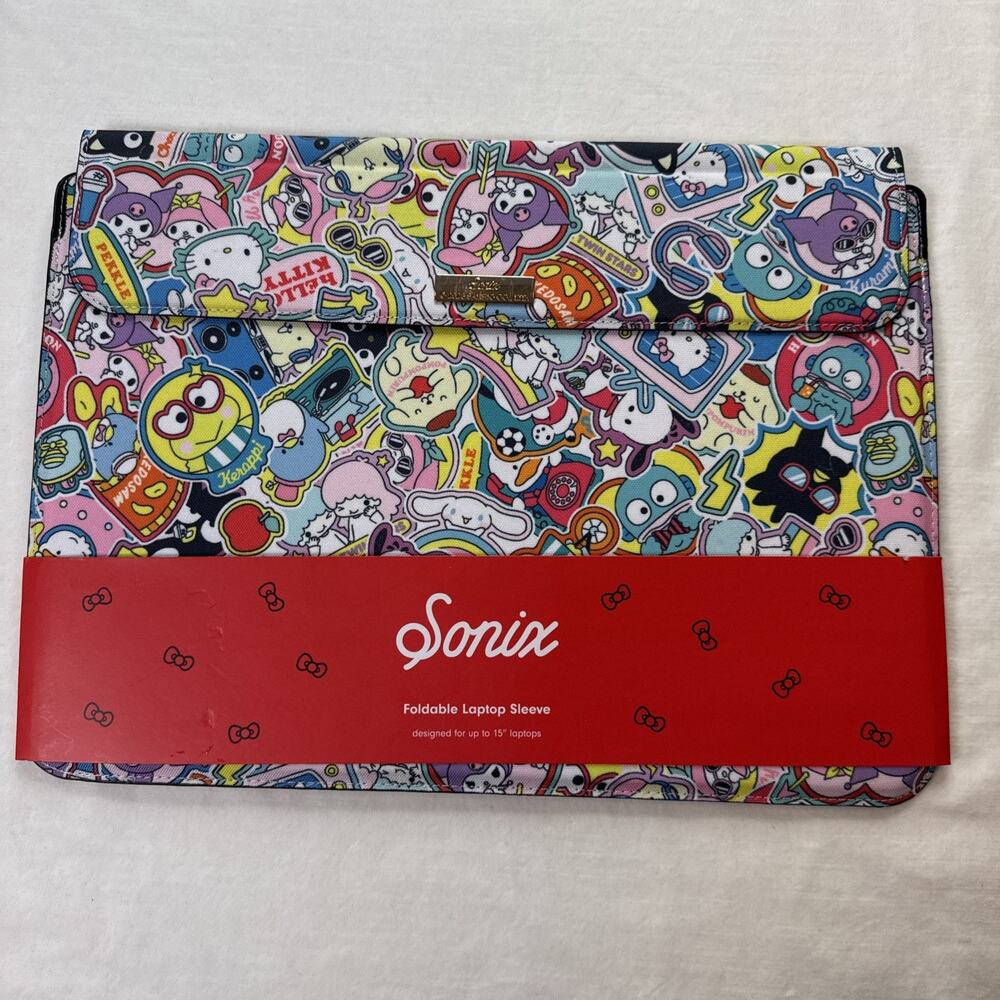 Sanrio Hello Kitty & Friends Sonix Laptop Sleeve Stand Up to 15" Scratches
